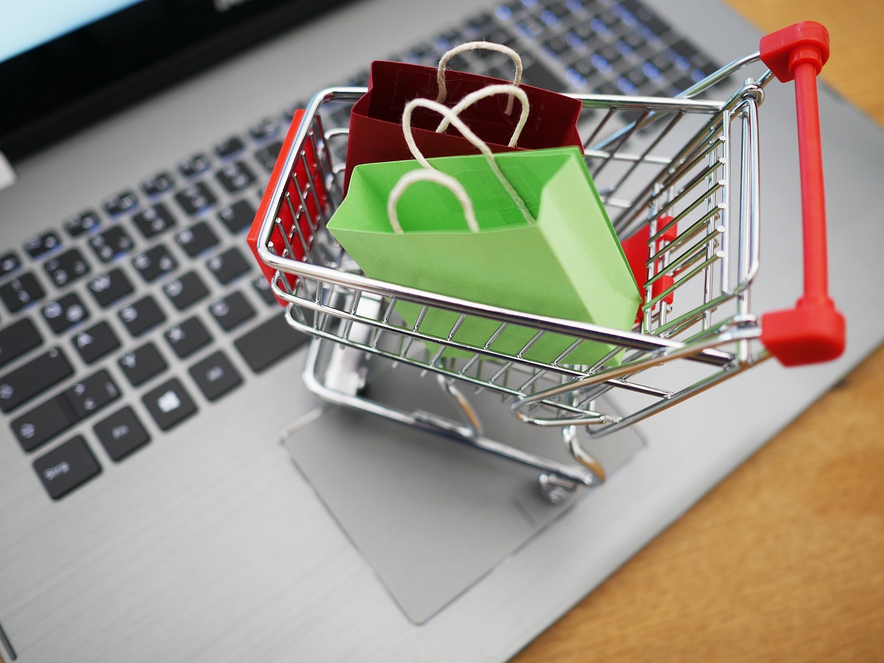 shopping online, shopping, laptop, supermarket, shopping cart, purchasing, online, grocery list, order, list, shopping basket,